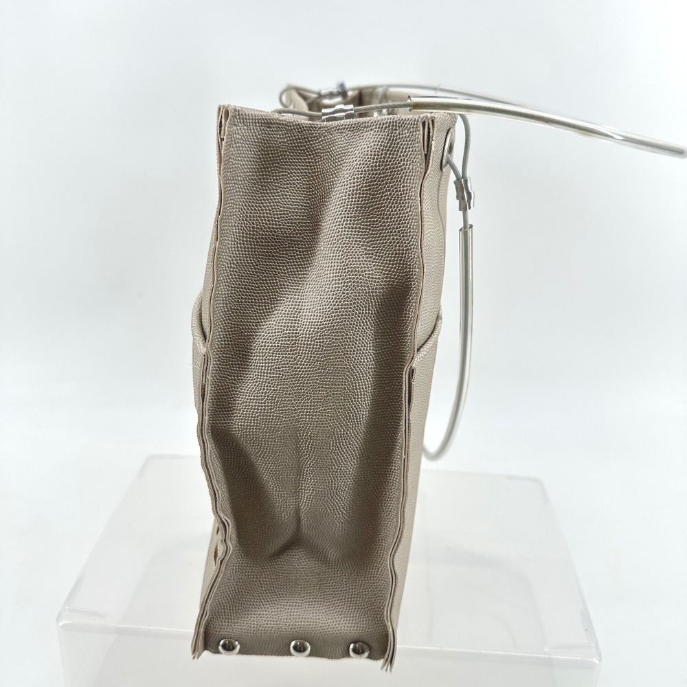 Hardware by Renee Shoulder Bag Women Taupe Avant Garde Industrial Edgy Handbag - Picture 4 of 15